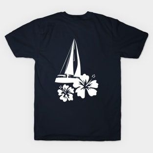 Pacific ocean sailing white T-Shirt